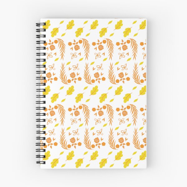 Item preview, Leaves and roses in yellow and orange - Floral Patterns designed and sold by Heavdaiin.