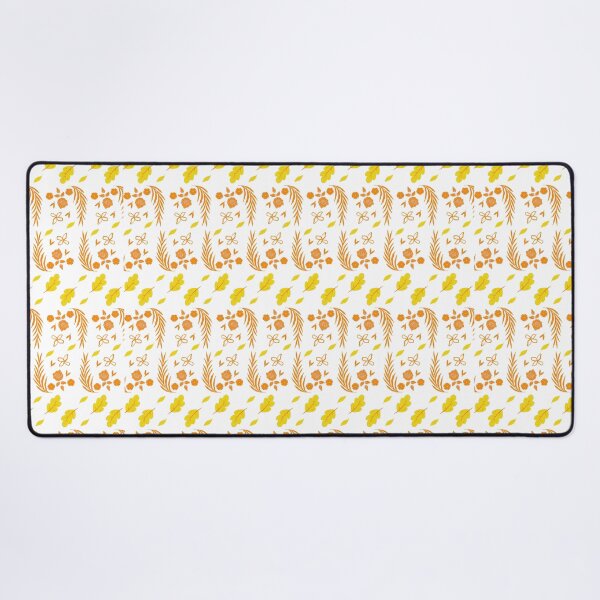 Item preview, Leaves and roses in yellow and orange - Floral Patterns designed and sold by Heavdaiin.