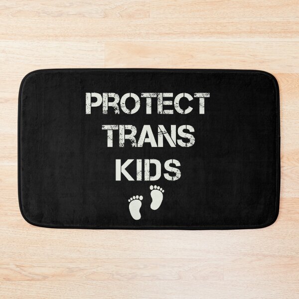 Item preview, Protect Trans Kids With Children Footprints Light Text designed and sold by Design-Maniya.