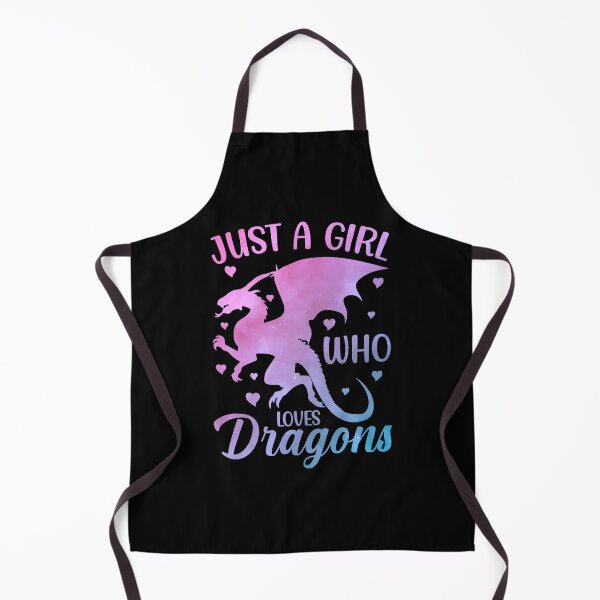 Item preview, Cute Just A Girl Who Loves Dragons Women and Girls, Funny Dragon Saying, Dragons Quote, Dragons Gift Idea designed and sold by RedArtsDesign.