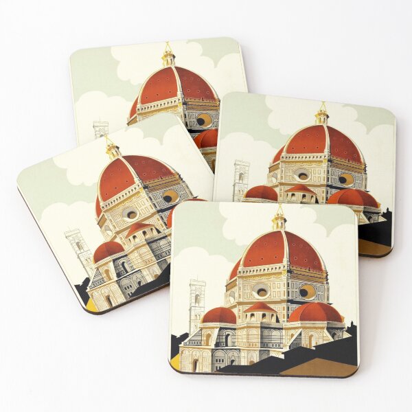 Item preview, Florence, Italy - Vintage Travel Poster designed and sold by SALON DES ARTS.
