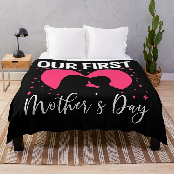Item preview, Our First Mother's Day, Happy First Mothers Day, Baby Announcement Tee, Im Pregnant, Expecting Mom Gift, Pregnancy Reveal, New Mama designed and sold by RedArtsDesign.
