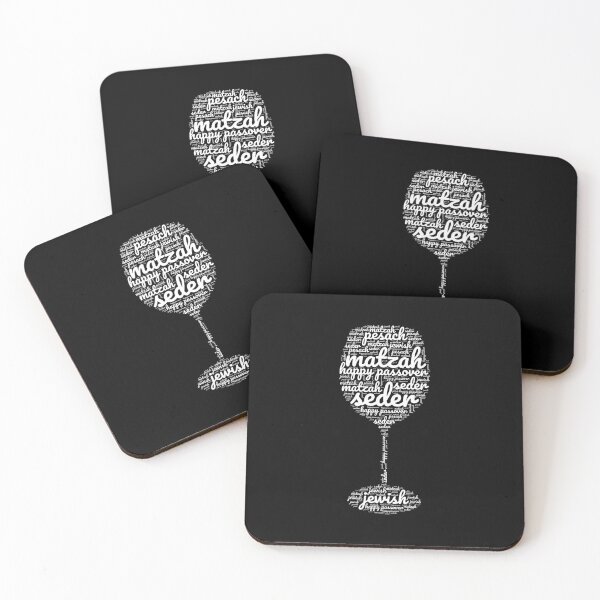 Item preview, Jewish Holiday Happy Passover Wine Glass designed and sold by happinestSHOP.