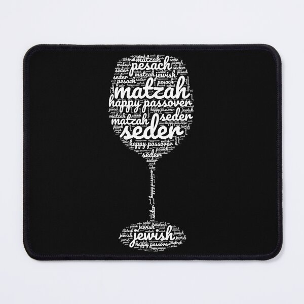 Item preview, Jewish Holiday Happy Passover Wine Glass designed and sold by happinestSHOP.