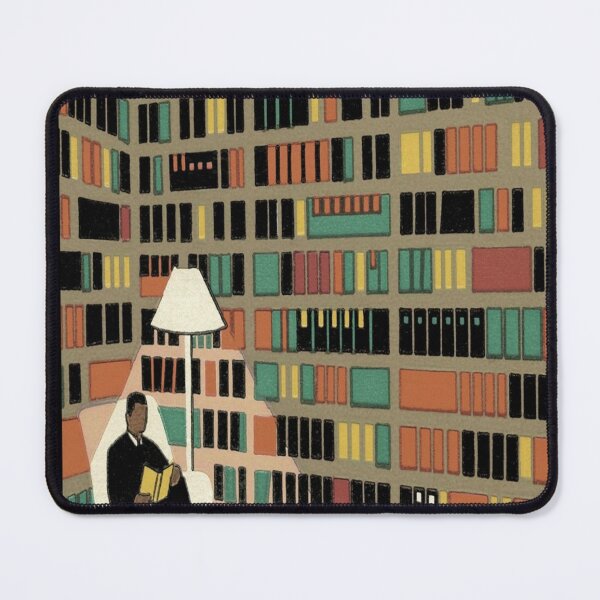 Item preview, Man in Library designed and sold by alvadooley.
