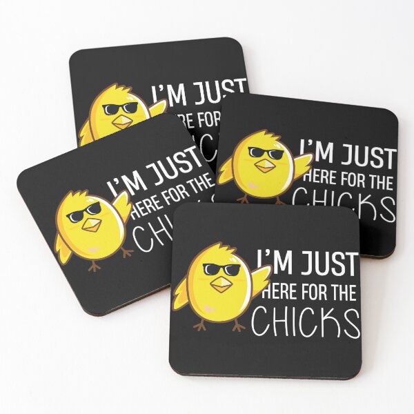 Item preview, Kids Im Just Here For The Chicks designed and sold by TheMattDesigns.