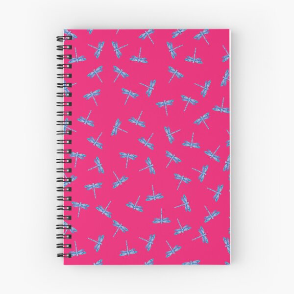 Item preview, Super bright pink dragonfly print designed and sold by Grey-Brunette.