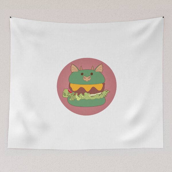 Item preview, Hamburguesa de dragón designed and sold by lerdoberdo.