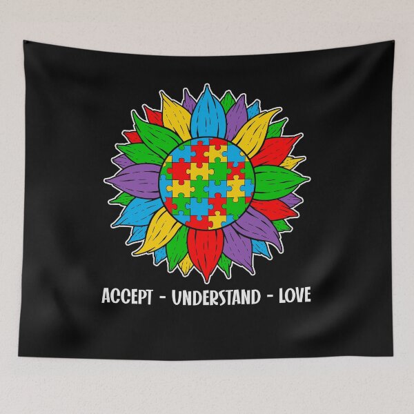 Item preview, Autism Sunflower Autism Awareness designed and sold by AlexaTees.