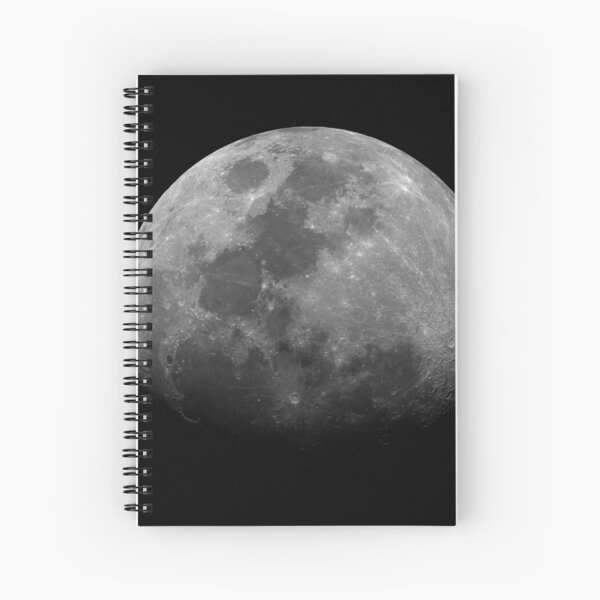 Moon 3/8/17 Spiral Notebook