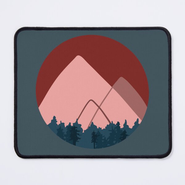 Item preview, Mountain Range Emblem designed and sold by graetzart.