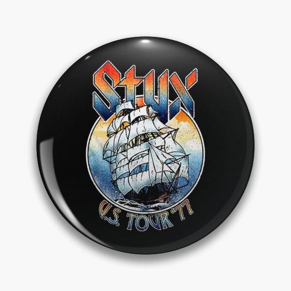 Item preview, The Styx Vintage Band 1977 Tour Sticker designed and sold by rachelVang99.