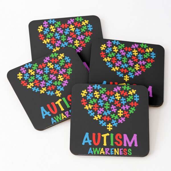 Item preview, Autism Awareness Heart Puzzle Autism Support designed and sold by AlexaTees.
