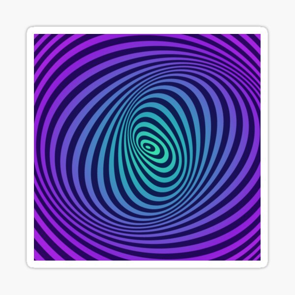 Item preview, Psychedelic Pulse in Blue and Purple Graphic designed and sold by DrGlaNNy.