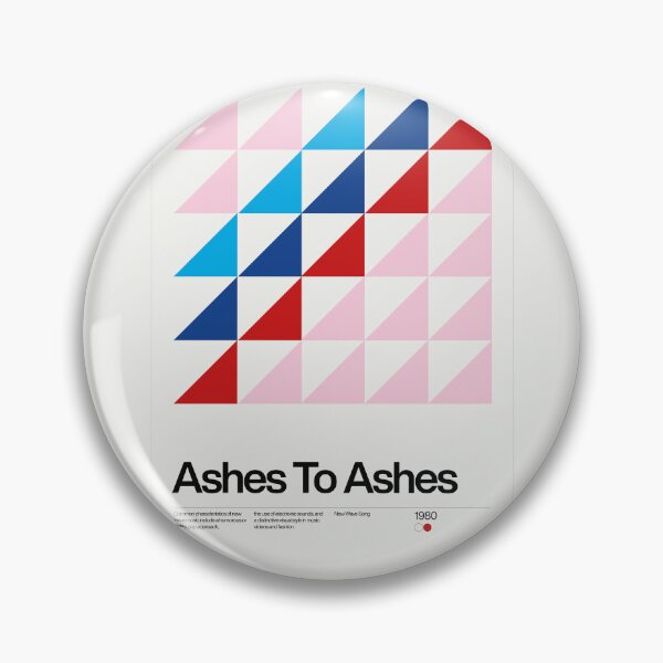 Item preview, Ashes To Ashes Inspired Lyrics Design designed and sold by Sub88 Studio.
