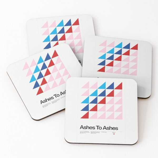 Item preview, Ashes To Ashes Inspired Lyrics Design designed and sold by Sub88 Studio.