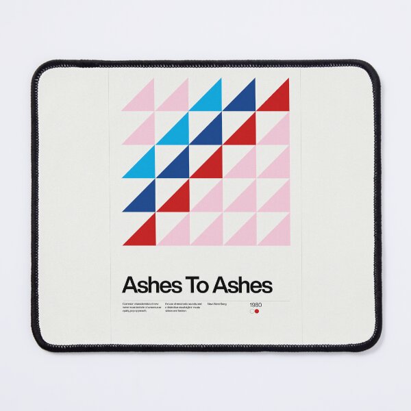 Item preview, Ashes To Ashes Inspired Lyrics Design designed and sold by Sub88 Studio.