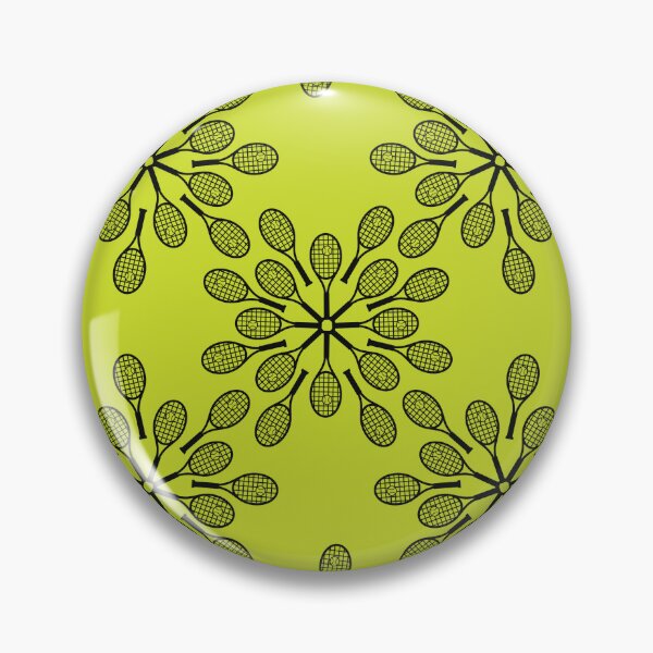 Item preview, Optic yellow tennis print designed and sold by Grey-Brunette.