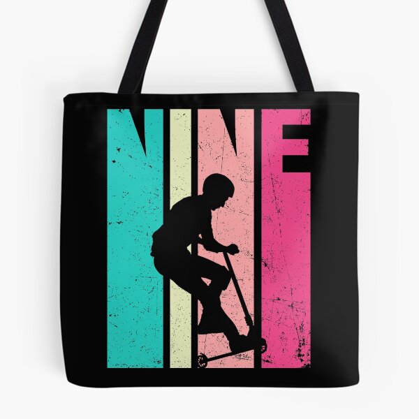 Item preview, 9th Birthday Retro Stunt Scooter 9 Years Old Birthday designed and sold by RetroStyle247.