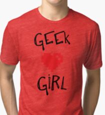 Geek Girl Tri-blend T-Shirt