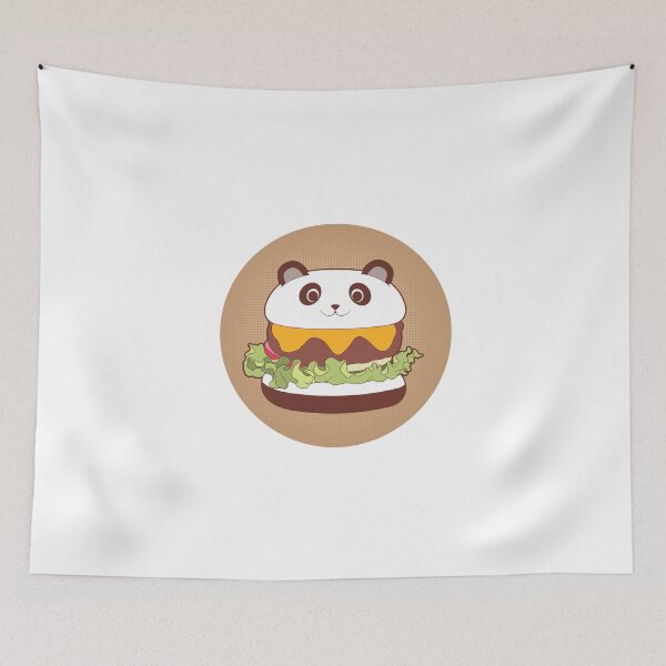 Item preview, Hamburguesa de panda designed and sold by lerdoberdo.