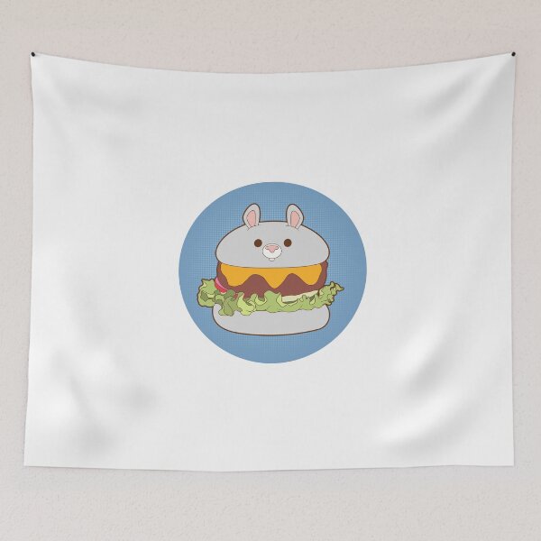 Item preview, hamburguesa de conejito designed and sold by lerdoberdo.