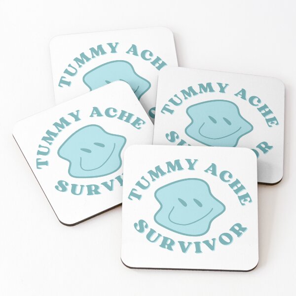 Item preview, Tummy Ache Survivor Blue Smiley designed and sold by bridglet.