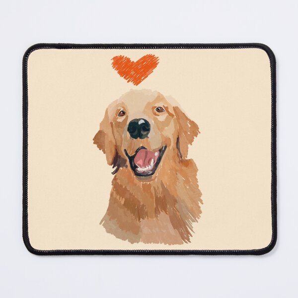 Item preview, Golden Retriever Illustration designed and sold by Gabrielle Freitas.