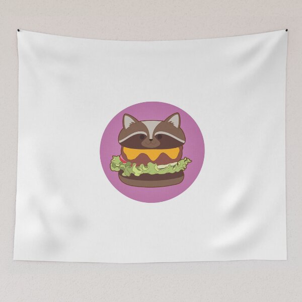 Item preview, Hamburguesa de mapache designed and sold by lerdoberdo.