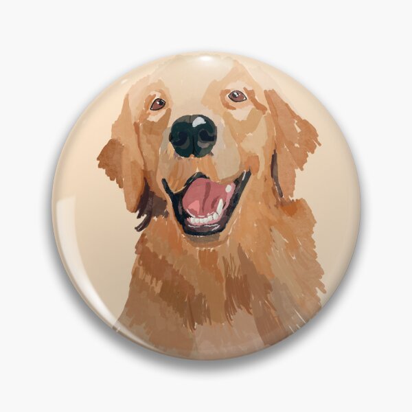 Item preview, Golden Retriever Illustration designed and sold by Gabrielle Freitas.