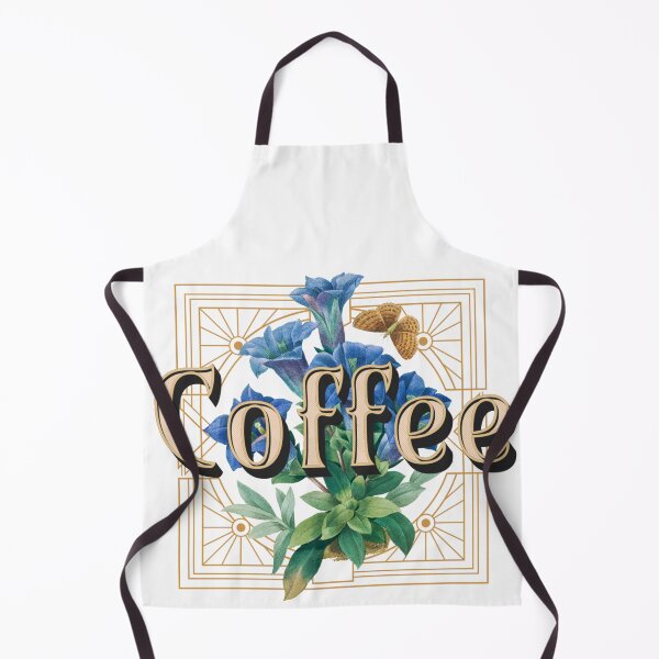 Item preview, Coffee Time with Vintage Butterfly and Flowers designed and sold by ZinZoe.