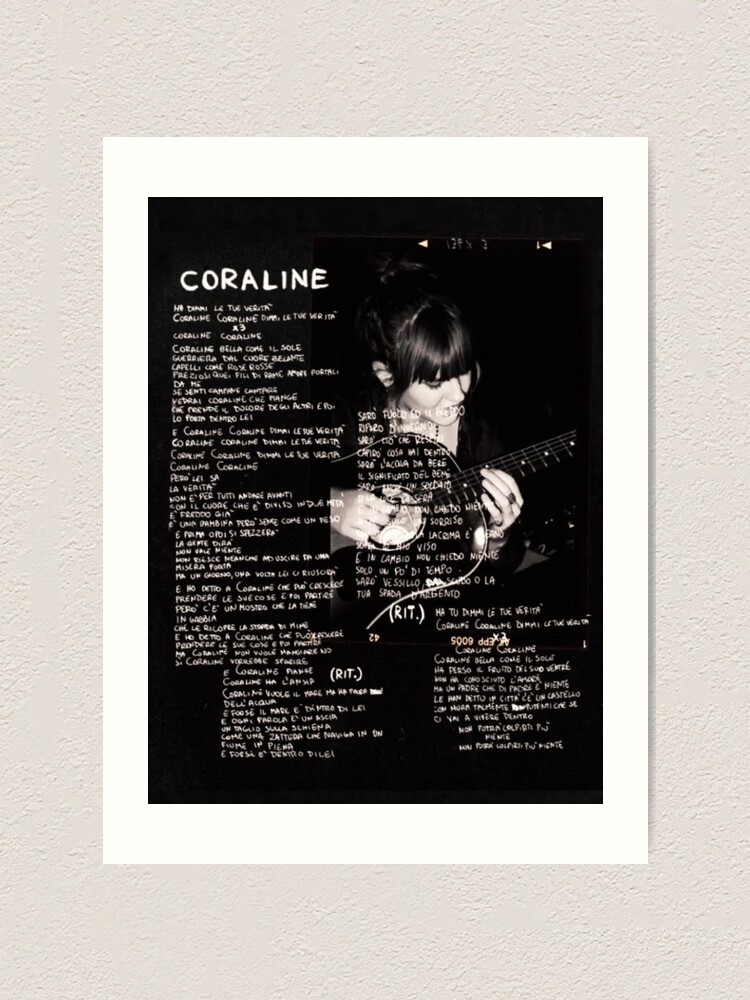 "CORALINE/ MANESKIN " Art Print for Sale by AvaDepro | Redbubble