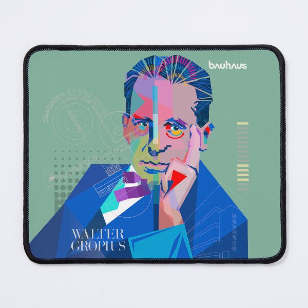 Walter Gropius portrait, famous designer iPhone Case by Mauswohn