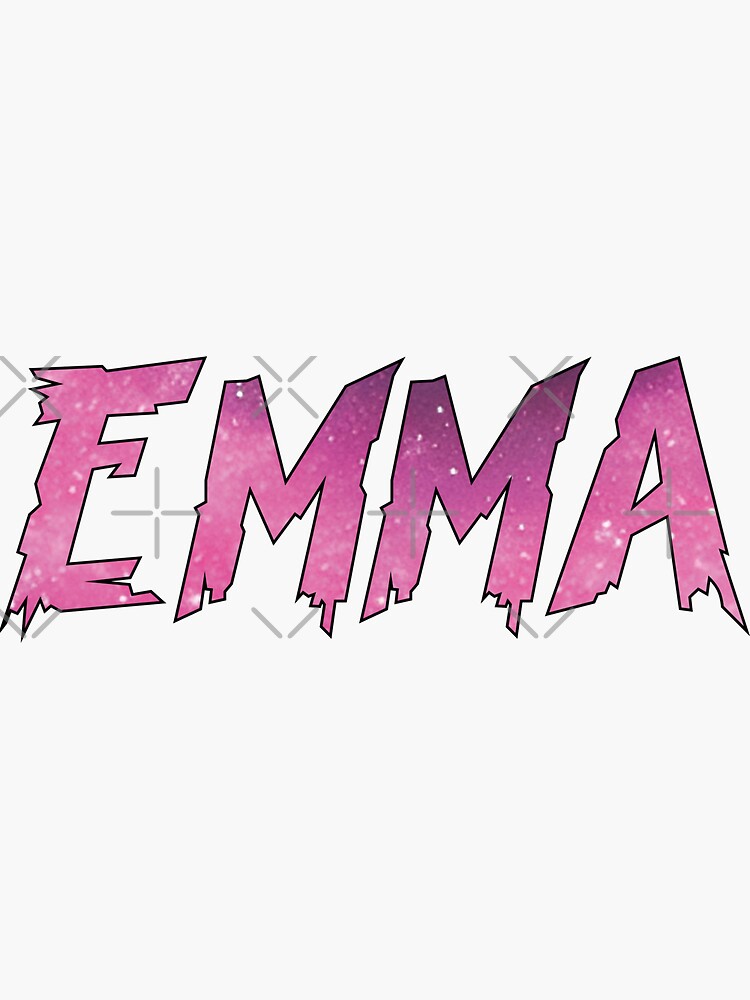 Emma Name Iv My Name Is Emma Typography Name Galaxy Vibe