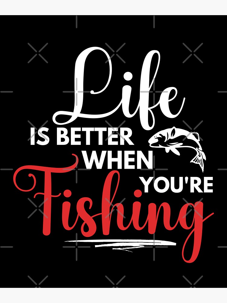 Life is good fishing - Fishing - Sticker