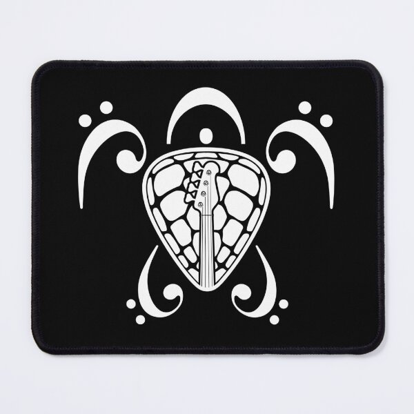 Item preview, BASS PLAYER - TURTLE PLECTRUM BASS CLEF white designed and sold by KoolDsignsMUSIC.