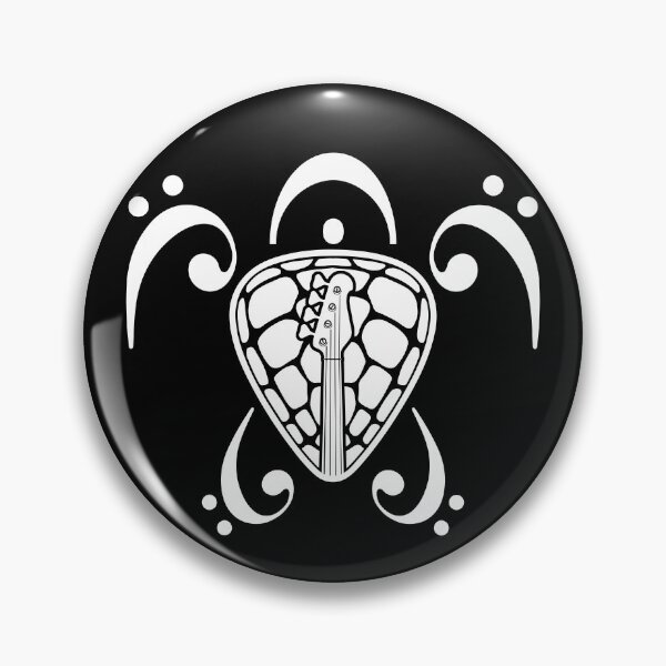 Item preview, BASS PLAYER - TURTLE PLECTRUM BASS CLEF white designed and sold by KoolDsignsMUSIC.