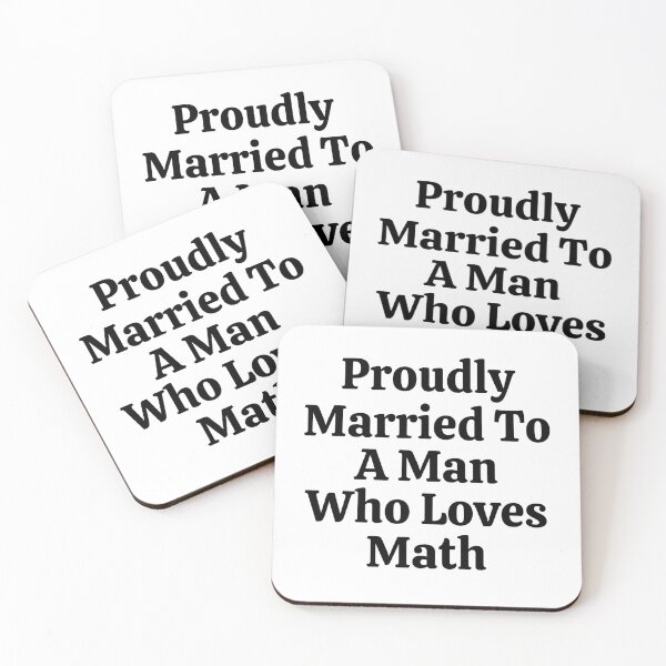 Item preview, Proudly Married To A Man Who Loves Math - Funny Math  designed and sold by usaworld.