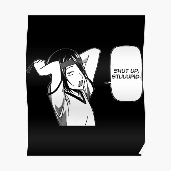 "Ishigami urusei baka! Go to hell, Dumbass V-Neck ." Poster by - Go To Hell Dumbass Love Is War
