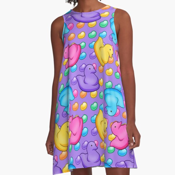 Item preview, Marshmallow Peeps w/ Rainbow Jelly Beans on Purple - Easter Peep Chick designed and sold by Zphal.