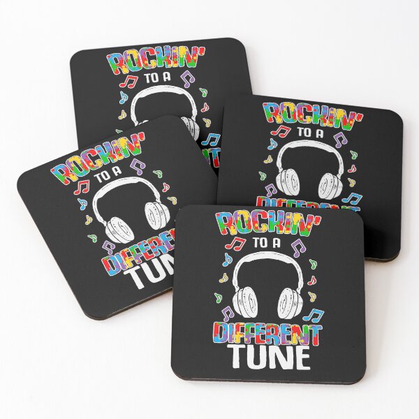 Item preview, Rockin' To A Different Tune Autism Awareness Puzzle Autism Support designed and sold by AlexaTees.