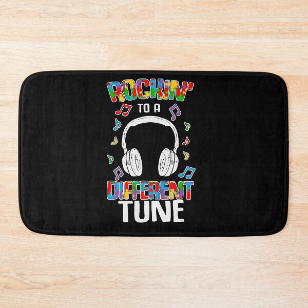 Item preview, Rockin' To A Different Tune Autism Awareness Puzzle Autism Support designed and sold by AlexaTees.