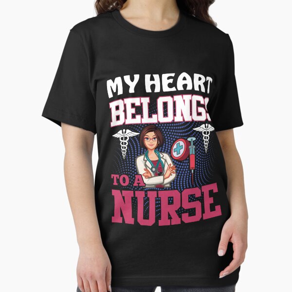 My Heart Belongs To A Nurse Essential T-Shirt
