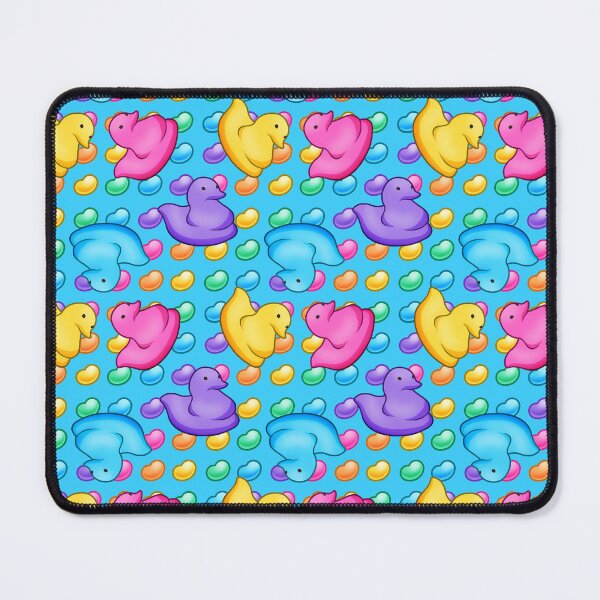 Item preview, Marshmallow Peeps w/ Rainbow Jelly Beans on Blue - Easter Peep Chick designed and sold by Zphal.