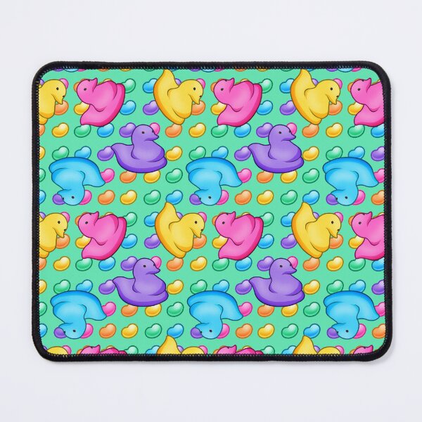 Item preview, Marshmallow Peeps w/ Rainbow Jelly Beans on Green - Easter Peep Chick designed and sold by Zphal.