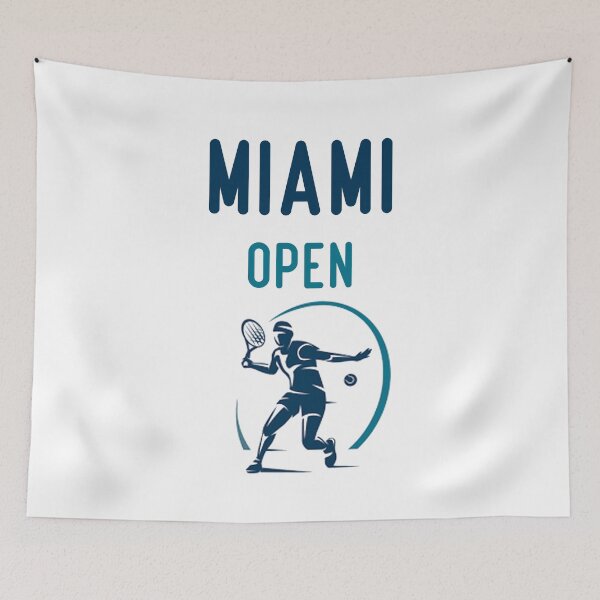 Item preview, "MIAMI OPEN" t-shirts , stickers and caps designed and sold by MESS-STORE.