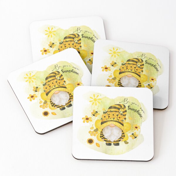 Item preview, Bees Sunflower Gnome Be your own Sunshine designed and sold by Bliss Find And Design.