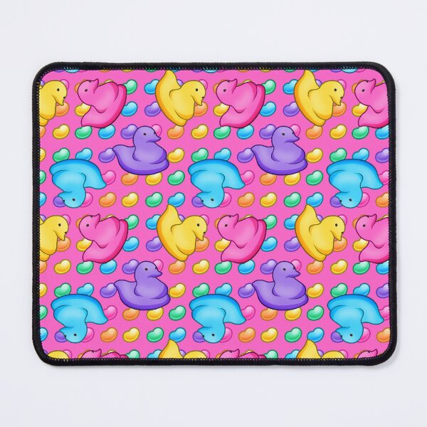 Item preview, Marshmallow Peeps w/ Rainbow Jelly Beans on Pink - Easter Peep Chick designed and sold by Zphal.