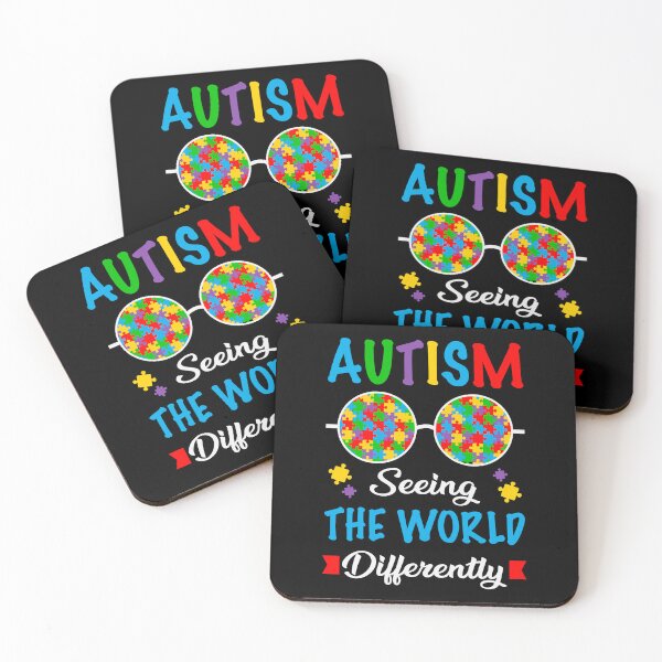 Item preview, Seeing The World Differently Autism Puzzle Glasses Awareness Support designed and sold by AlexaTees.