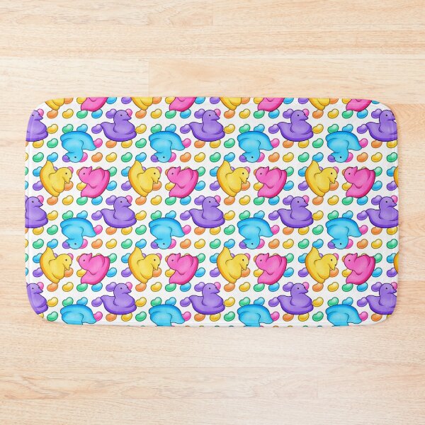Item preview, Marshmallow Peeps w/ Rainbow Jelly Beans on White - Easter Peep Chick designed and sold by Zphal.